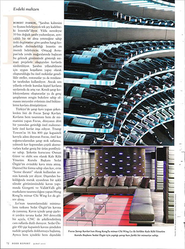 publication - Robb Report - wine cellar at home