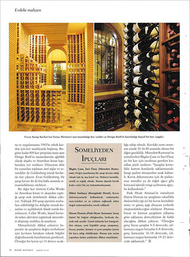 publication - Robb Report - wine cellar at home