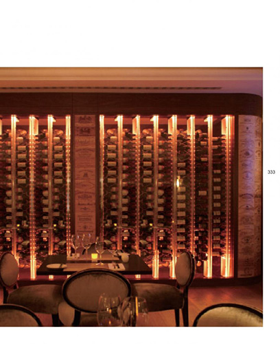 FWC custom design restaurant wine cellar 